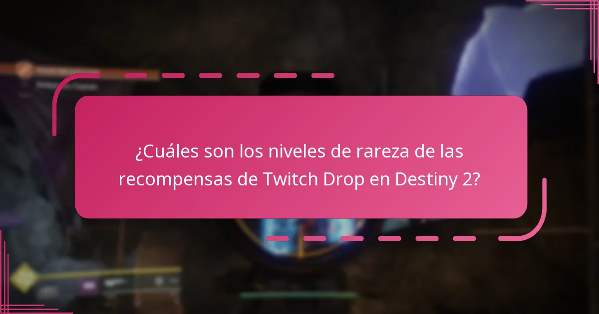 ¿Cómo pueden los jugadores reclamar las recompensas de Twitch Drop de Destiny 2?