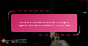 Duración del Pase de Temporada de Destiny 2: Cronologías de temporada, Fechas de caducidad, Planificación de reclamaciones